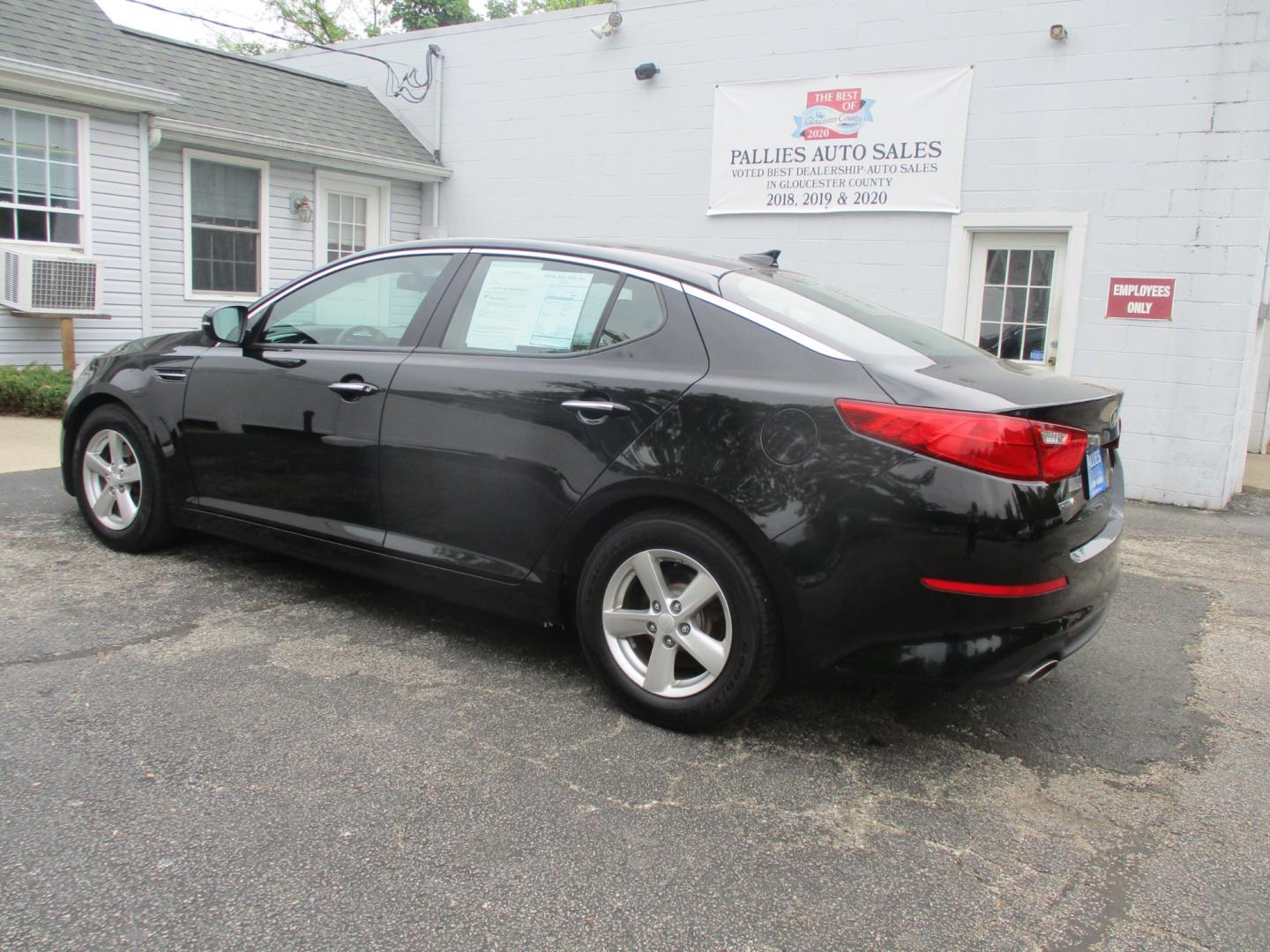 2015 BLACK Kia Optima (KNAGM4A78F5) , AUTOMATIC transmission, located at 540a Delsea Drive, Sewell, NJ, 08080, (856) 589-6888, 39.752560, -75.111206 - Photo#3